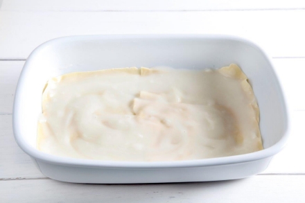 Preparazione Lasagne con broccoli e zucchine - Fase 4 Preparazione Lasagne con broccoli e zucchine - Fase 4