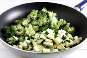 Preparazione Lasagne con broccoli e zucchine - Fase 2