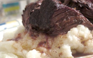 Stracotto di Limousine con polenta bianca