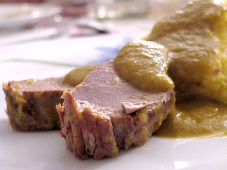 Anatra brasata con polenta gialla ricetta