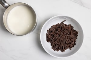 Preparazione Salsa al cioccolato - Fase 1