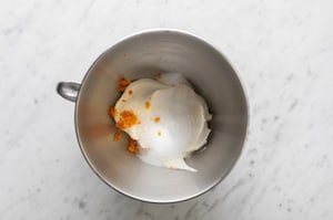 Preparazione Cheesecake all’arancia - Fase 2