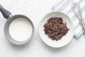 Preparazione Ganache al cioccolato  - Fase 1