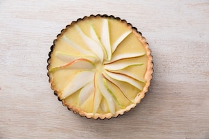 Preparazione Crostata di pere con crema mandorlata - Fase 2