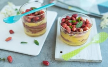 Pesche allo zabaione
