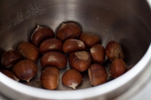 Preparazione Confettura di castagne - Fase 1