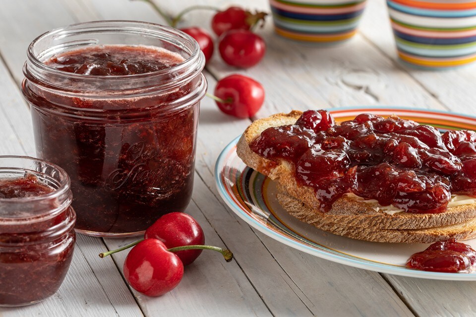 Argento Moha Orizzontale marmellata e Miele Cucchiaio 