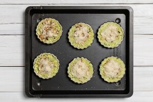 Preparazione Tartellette gratinate alle zucchine - Fase 4