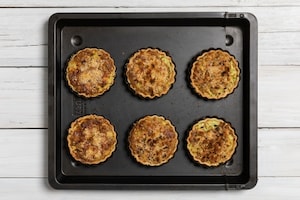 Preparazione Tartellette gratinate alle zucchine - Fase 4