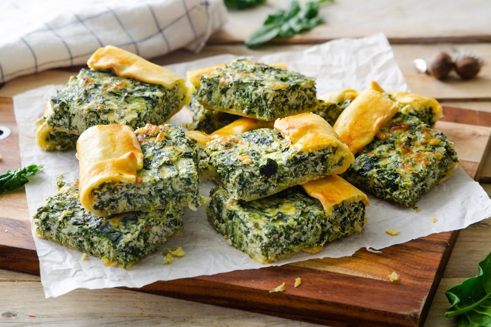 Torta salata con ricotta, spinaci e fontina ricetta