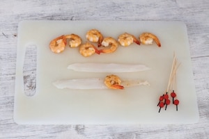 Preparazione Involtini di sogliola e mazzancolle - Fase 1