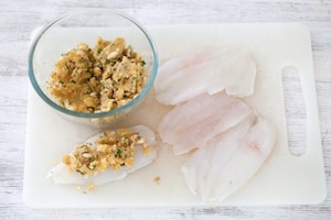 Preparazione Involtini di San Pietro al forno - Fase 1