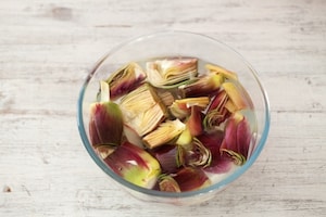 Preparazione Sformato di carciofi al parmigiano - Fase 1