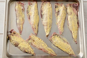 Preparazione Sgombri alla senape - Fase 1