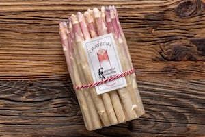 Preparazione Asparagi rosa e uova barzotte - Fase 1