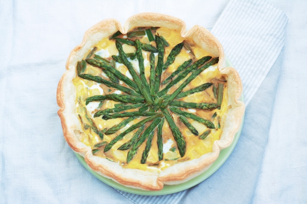 Quiche agli asparagi ricetta