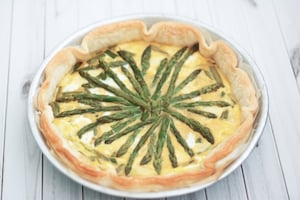 Preparazione Quiche agli asparagi - Fase 3