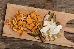 Preparazione Risotto finferli e porcini - Fase 1