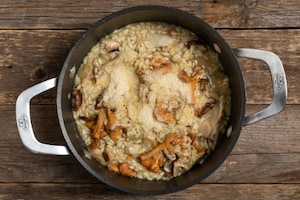 Preparazione Risotto finferli e porcini - Fase 3