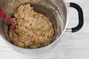 Preparazione Torta di groviera e prosciutto cotto - Fase 3