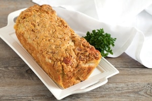 Preparazione Torta di groviera e prosciutto cotto - Fase 4