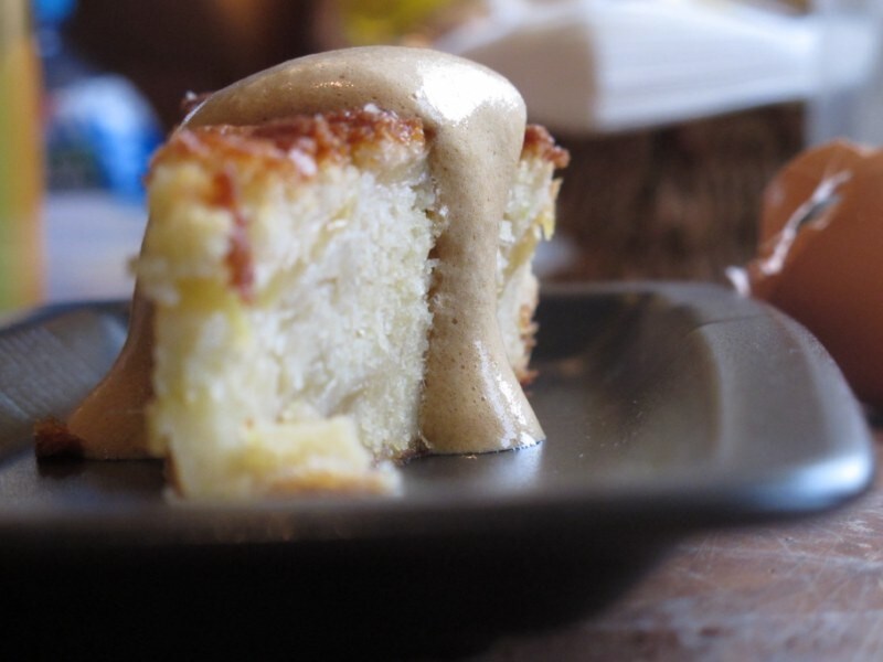 Torta di mele Topaz e zabaione di canna ricetta