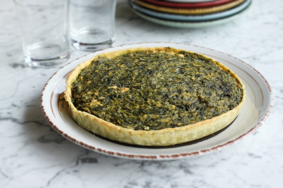 Torta di spinaci al salmone ricetta