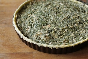 Preparazione Torta di spinaci al salmone - Fase 4