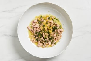 Preparazione Pasta con tonno in bianco - Fase 2