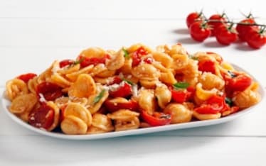 Orecchiette con pomodorini e ricotta salata
