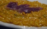 Risotto ai peperoni e magret de canard