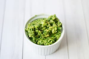 Preparazione Trofie al pesto di noci e spinaci - Fase 2