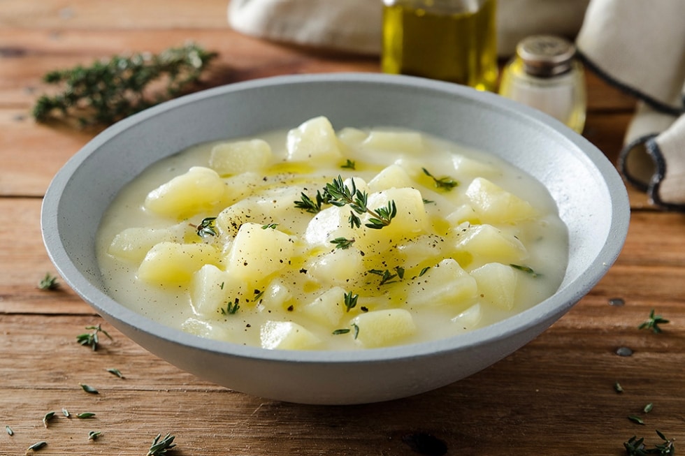 Minestra di patate ricetta