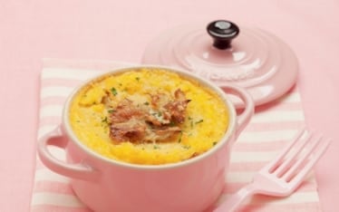 Pasticcio di polenta e carciofi