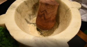 Preparazione Pesto alla genovese - Fase 1