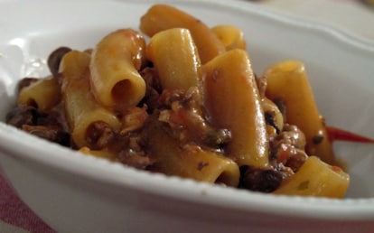 Maccheroncini e cibreo di pernice