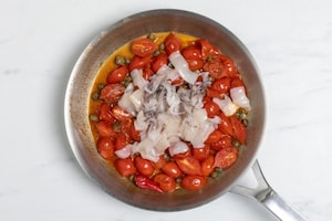 Preparazione Paccheri al sugo di calamari - Fase 4