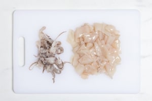 Preparazione Paccheri al sugo di calamari - Fase 3