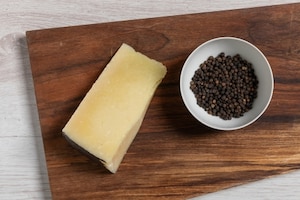 Preparazione Cacio e pepe - Fase 1