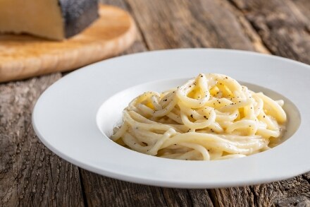 Preparazione Cacio e pepe - Fase 3