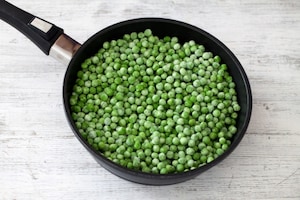 Preparazione Flan di piselli - Fase 1