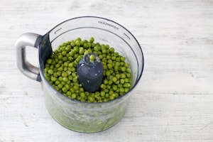 Preparazione Flan di piselli - Fase 2