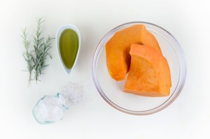 Preparazione Chips di zucca al rosmarino - Fase 1