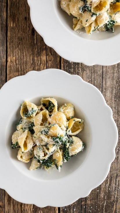 Pasta ricotta e spinaci