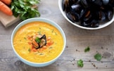 Crema di carote e cozze