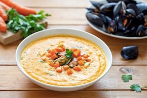 Preparazione Crema di carote e cozze - Fase 3