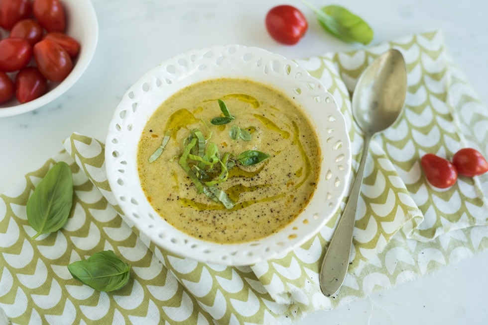 Crema fredda di zucchine ricetta