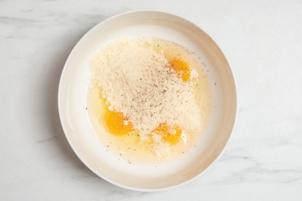 Preparazione Paccheri alla mortadella - Fase 2 Preparazione Paccheri alla mortadella - Fase 2