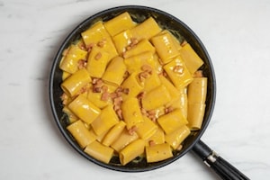 Preparazione Paccheri alla mortadella - Fase 4