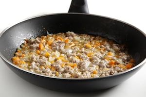 Preparazione Farfalle alla salsiccia - Fase 2